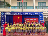 HOẠT ĐỘNG TRẢI NGHIỆM "THAM QUAN TRƯỜNG TIỂU HỌC" CỦA CÁC BÉ MẪU GIÁO 5-6 TUỔI TRƯỜNG MẦM NON VĨNH NGUYÊN 2