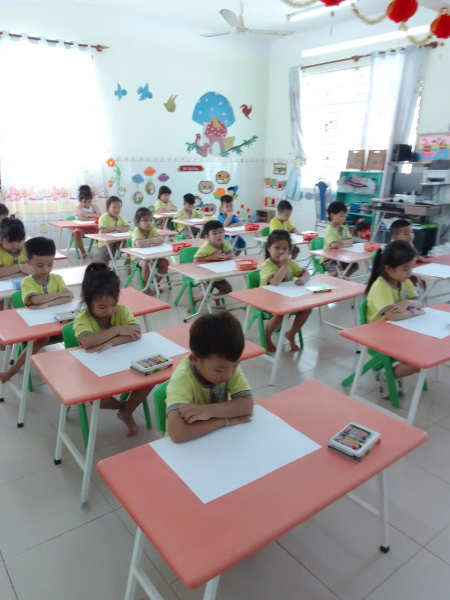 TRƯỜNG MẦM NON VĨNH NGUYÊN 2 VỚI HỘI THI  “BÉ VẼ TRANH AN TOÀN GIAO THÔNG”  Năm học: 2024 -2025   