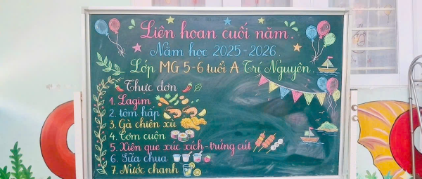 TRƯỜNG MẦM NON VĨNH NGUYÊN 2 TỔ CHỨC TIỆC LIÊN HOAN CUỐI NĂM HỌC 2025-2026 CHO CÁC BÉ